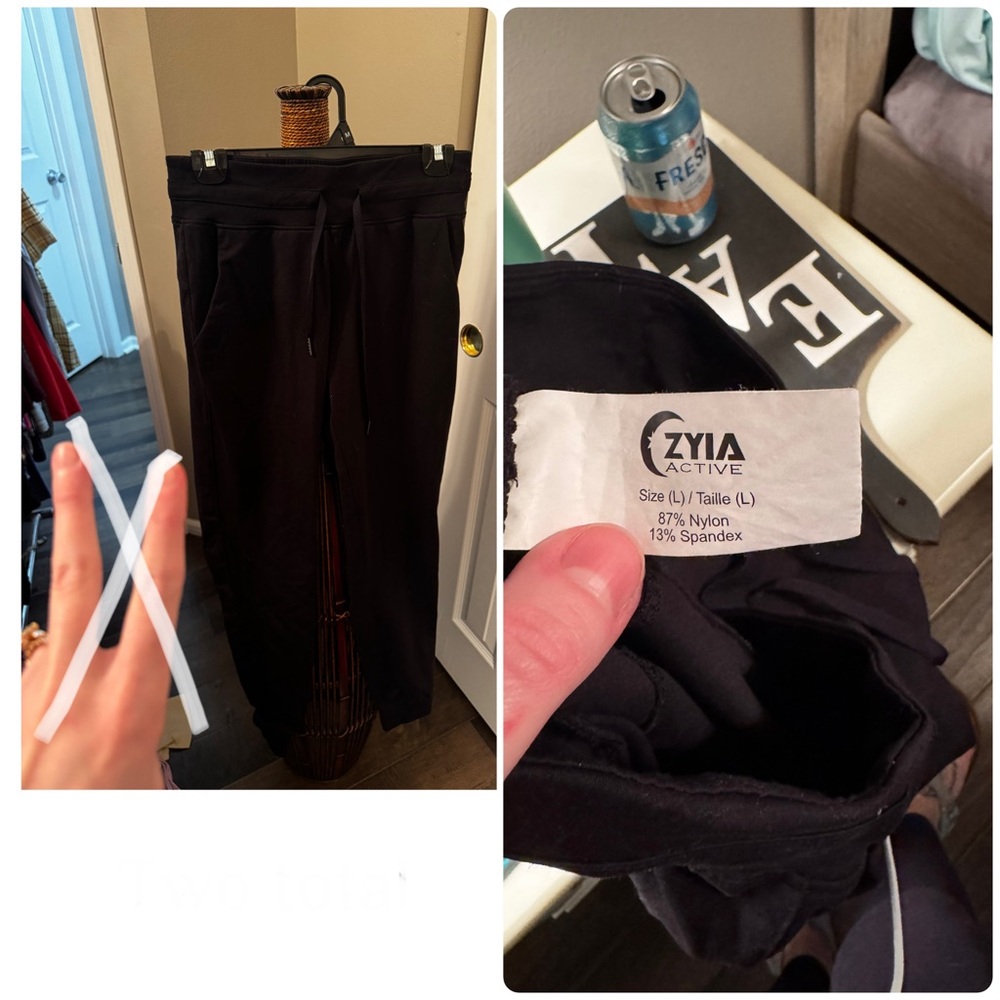 Zyia Active Black Ascend Joggers